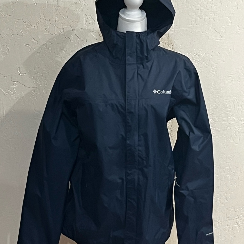 Columbia Navy Blue Raincoat
